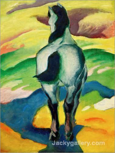 Blue horse II by Franz Marc paintings reproduction